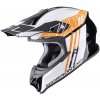 SCORPION prilba VX-16 EVO AIR Lignes black/orange - XS SCORPION prilba VX-16 EVO AIR Lignes black/orange - XS