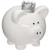 ATMOSPHERA ATMOSPHERA Keramická pokladnička White Queen Pig 14,5x16x14,5 cm