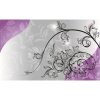Fototapeta na stenu - FT2952 - Kvetovaný ornament – fialové pozadie 208cm x 146cm - Vliesová fototapeta Fototapeta na stenu - FT2952 - Kvetovaný ornament – fialové pozadie 208cm x 146cm - Vliesová fototapeta