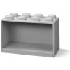 LEGO Storage LEGO Brick 8 závesná polica - šedá