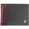 Pierre Cardin TILAK30 8805 čierno-červená pánska kožená peňaženka 12,5 x 9,5 cm Pierre Cardin TILAK30 8805 čierno-červená pánska kožená peňaženka 12,5 x 9,5 cm