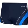 Aqua Speed Man's Swimming Shorts Dennis Navy Blue/Blue Pattern