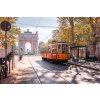 DIMEX | Vliesové fototapety na stenu Vintage električka MS-5-1238 | 375 x 250 cm | zelená, oranžová, hnedá, šedá + Vliesová fototapeta na stenu DIMEX Vintage električka MS51238 v rozmere 375 x 250 cm DIMEX | Vliesové fototapety na stenu Vintage električka MS-5-1238 | 375 x 250 cm | zelená, oranžová, hnedá, šedá + Vliesová fototapeta na stenu DIMEX Vintage električka MS51238 v rozmere 375 x 250 cm
