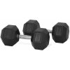 Merco Hex Rubber Dumbbell činka hmotnost 20 kg Merco Hex Rubber Dumbbell činka hmotnost 20 kg