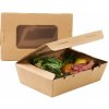 Jednorazové obedové boxy s okienkom Ecopicnic 500 ml, 200 ks Jednorazové obedové boxy s okienkom Ecopicnic 500 ml, 200 ks