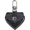 Adresár pre psa - kožené srdce, čierne Adresár pre psa - kožené srdce, čierne