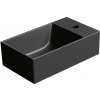 Obdĺžnikové závesné umývadlo GSI čierne Obdĺžnikové závesné umývadlo GSI čierne