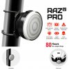 Zadné bicyklové svetlo Shanren Raz PRO SMART, RGB LED, vstavaný Li-ion aku 400mAh, USB nabíjateľné Zadné bicyklové svetlo Shanren Raz PRO SMART, RGB LED, vstavaný Li-ion aku 400mAh, USB nabíjateľné
