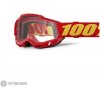 100% ACCURI 2 okuliare, Red/Clear Lens 100% ACCURI 2 okuliare, Red/Clear Lens