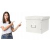 Leitz Click&Store Wow box štvorcový biely A4 Leitz Click&Store Wow box štvorcový biely A4