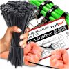 Káblové upínacie pásky tritky sada čierna UV 3,6x350 1000 ks Káblové upínacie pásky tritky sada čierna UV 3,6x350 1000 ks