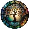 Závesná okrúhla vitráž - Strom života - Sloboda Závesná okrúhla vitráž - Strom života - Sloboda