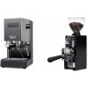 Gaggia Classic E24, grey + Eureka Mignon Libra 65 All Purpose, CR black Gaggia Classic E24, grey + Eureka Mignon Libra 65 All Purpose, CR black