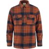 FJÄLLRÄVEN Övik Lite Padded Shirt M Autumn Leaf-Dark Navy - S FJÄLLRÄVEN Övik Lite Padded Shirt M Autumn Leaf-Dark Navy - S