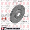 Brzdový kotúč ZIMMERMANN 460.1554.52 Brzdový kotúč ZIMMERMANN 460.1554.52