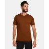 KILPI SLOPER-M Hnedé pánske tričko z merino vlny - XL KILPI SLOPER-M Hnedé pánske tričko z merino vlny - XL