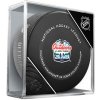 Oficiálny puk zápasu Inglasco Inc. NHL Outdoors Lake Tahoe Vegas Golden Knights vs Colorado Avalanche Oficiálny puk zápasu Inglasco Inc. NHL Outdoors Lake Tahoe Vegas Golden Knights vs Colorado Avalanche