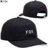 Fox šiltovka Wordmark adjustable hat, čierna, one size Fox šiltovka Wordmark adjustable hat, čierna, one size