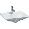 LAUFEN Pro S vstavané umývadlo k zabudovaniu zospodu, s otvorom, s prepadom, 530 x 400 mm, biela, H8119660001041 LAUFEN Pro S vstavané umývadlo k zabudovaniu zospodu, s otvorom, s prepadom, 530 x 400 mm, biela, H8119660001041