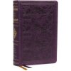 KJV, Personal Size Reference Bible, Sovereign Collection, Leathersoft, Purple, Red Letter, Thumb Indexed, Comfort Print KJV, Personal Size Reference Bible, Sovereign Collection, Leathersoft, Purple, Red Letter, Thumb Indexed, Comfort Print