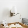 | Brilagi - LED Nástenná lampa NUBILA 1xE27/25W/230V + LED/3W chróm/biela | BG1556+BG1573 | Brilagi - LED Nástenná lampa NUBILA 1xE27/25W/230V + LED/3W chróm/biela | BG1556+BG1573