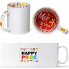 Motto Hrnček - Nápis - Happy Pride - Veselé Vianoce - Standard - Darčeky Sublistar - 330ml Motto Hrnček - Nápis - Happy Pride - Veselé Vianoce - Standard - Darčeky Sublistar - 330ml