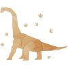 CUTITNOW CUTITNOW Drevená nástenná dekorácia Origami Diplodocus – dinosaurus do detskej izby CUTITNOW CUTITNOW Drevená nástenná dekorácia Origami Diplodocus – dinosaurus do detskej izby