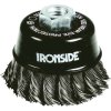 IRONSIDE Kartáčová kefa oceľ Ø 80 mm, pre uhlové brúsky, viazaný drôt, so závitom M14, hrúbka drôtu 0,50 mm 243006 1 ks; 243006 IRONSIDE Kartáčová kefa oceľ Ø 80 mm, pre uhlové brúsky, viazaný drôt, so závitom M14, hrúbka drôtu 0,50 mm 243006 1 ks; 243006
