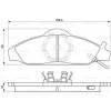 BOSCH Sada brzdových platničiek kotúčovej brzdy 0986424551 BOSCH Sada brzdových platničiek kotúčovej brzdy 0986424551
