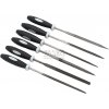 Sada ihlových pilníkov 5 x 180 mm s rukoväťou 6 dielna sada XL TOOLS Sada ihlových pilníkov 5 x 180 mm s rukoväťou 6 dielna sada XL TOOLS