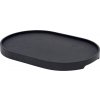 Podnos - tácka Bosign oválny vŕbové drevo s protišmykovým povlakom M čierny matný Podnos - tácka Bosign oválny vŕbové drevo s protišmykovým povlakom M čierny matný