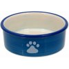 MAGIC CAT Miska keramická mačacia labka modrá 12,5 × 5 cm MAGIC CAT Miska keramická mačacia labka modrá 12,5 × 5 cm