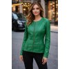 Max Original Leather Dámska kožená bunda MADI NEW Green Max Original Leather Dámska kožená bunda MADI NEW Green