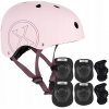 Cyklistická Prilba Nastaviteľná + Sada Chráničov na Kolieskové Korčule, Bicykel, Skateboard L Cyklistická Prilba Nastaviteľná + Sada Chráničov na Kolieskové Korčule, Bicykel, Skateboard L