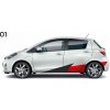 Nálepky Toyota Yaris Tuningové pásy 01 Nálepky Toyota Yaris Tuningové pásy 01