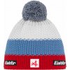 Detská zimná čiapka Eisbär Star Pompon MÜ SA kids - ketchup/skyway/white uni Detská zimná čiapka Eisbär Star Pompon MÜ SA kids - ketchup/skyway/white uni