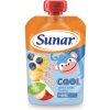 Sunar Cool Ovocná kapsička Čučoriedka, banán, ovsené vločky (od ukončeného 12. mesiaca) 110 g detská ovocno-obilná kapsička Sunar Cool Ovocná kapsička Čučoriedka, banán, ovsené vločky (od ukončeného 12. mesiaca) 110 g detská ovocno-obilná kapsička