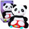 LeanToys Plyšová panda s bubny, plyšovou hračkou, světly a zvuky LeanToys Plyšová panda s bubny, plyšovou hračkou, světly a zvuky