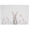 Clayre & Eef Sada bavlnených prestieranie s motívom králika Rustic Easter Bunny 48 x 33 cm