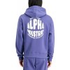 Alpha Industries Logo Back Print pánska mikina night purple