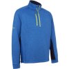 Callaway Heather Stripe Fleece Back Mazarine Blue - M Callaway Heather Stripe Fleece Back Mazarine Blue - M