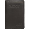 LAGEN Puzdro na cestovný pas LN-2414 čierna