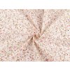 Bavlněná látka drobné květinky METRÁŽ - 2 krémová světlá růžová světlá Bavlněná látka drobné květinky METRÁŽ - 2 krémová světlá růžová světlá