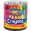 Patio Jumbo voskovky, 24 barev, kbelík, 48 kusů Colorino Kids