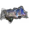 Fototapeta diera na stenu 3D Dubaj v noci 95x73 cm Fototapeta diera na stenu 3D Dubaj v noci 95x73 cm