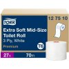 Toaletný papier Tork-mid-size, 3vrstvový, T6,27 roliek Toaletný papier Tork-mid-size, 3vrstvový, T6,27 roliek