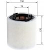 Vzduchový filter BOSCH F 026 400 391 Vzduchový filter BOSCH F 026 400 391