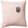 Ukrajina trojzubec prsník - Vankúš 50x50 - 50x50 - Vrátane výplne ( Svetloružová ) Ukrajina trojzubec prsník - Vankúš 50x50 - 50x50 - Vrátane výplne ( Svetloružová )