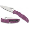 Spyderco C10FPPR Endura 4 Flat Ground vreckový nôž 9,5 cm, fialová, FRN Spyderco C10FPPR Endura 4 Flat Ground vreckový nôž 9,5 cm, fialová, FRN