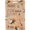 Beauty Formulas Coconut Oil hydratačná a vyživujúca maska na nohy 1 ks